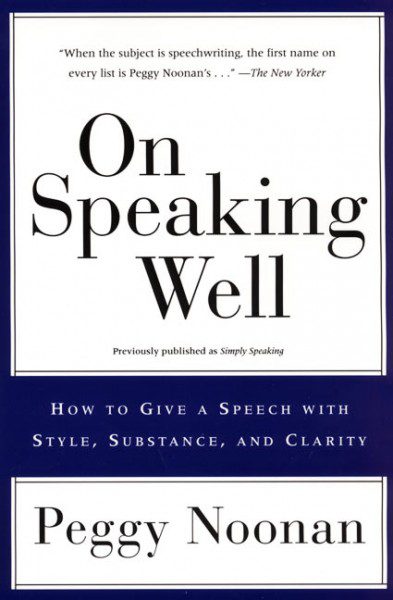 On Speaking Well book image