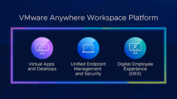 An example of a VMware slide.