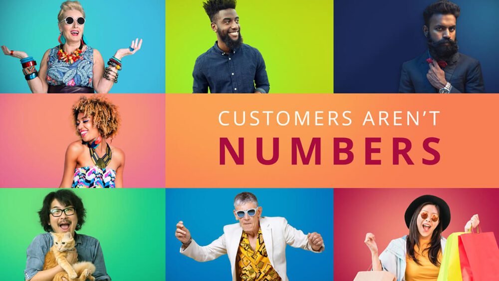 Zappos statement slide - "Customers are not numbers"