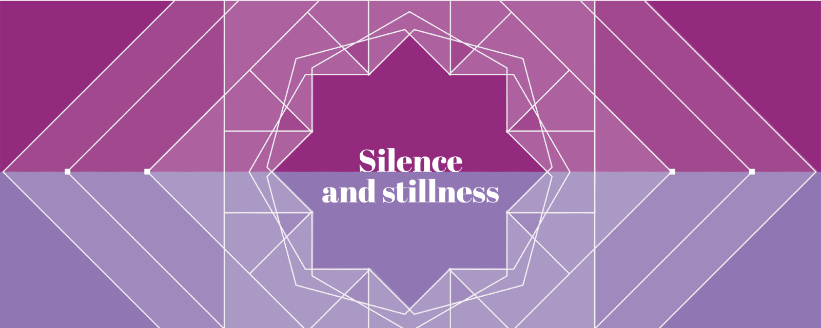 Geometric design "Silence and stillness"