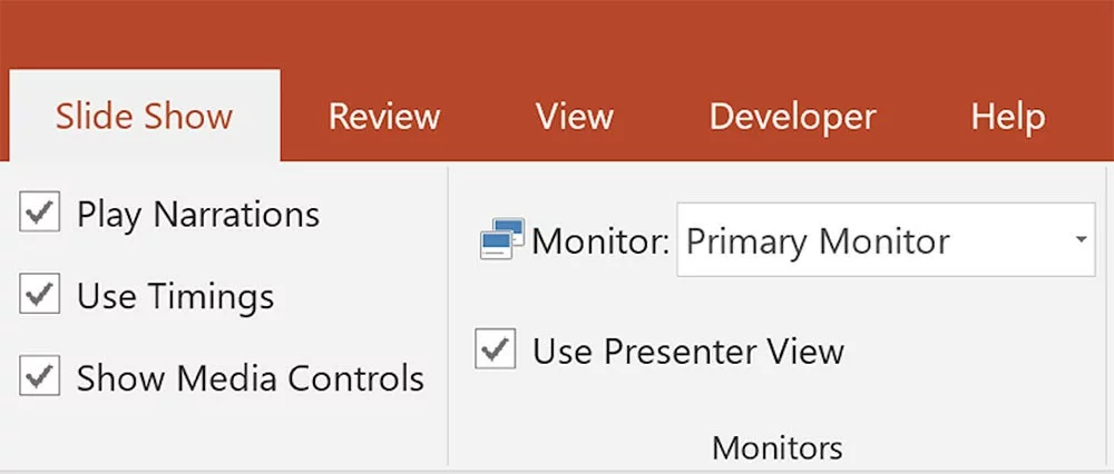 how to project speaker notes in PowerPoint