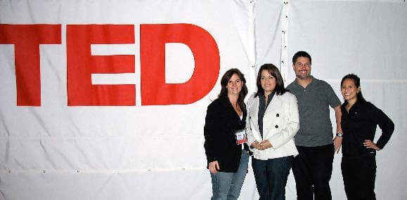 Nancy, Diandra, Doug and Marisa at TED