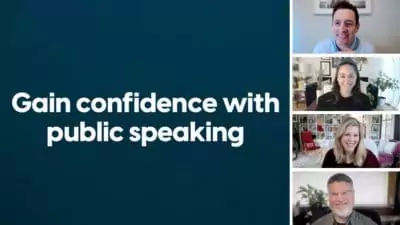 Gain confidence with public speaking webinar